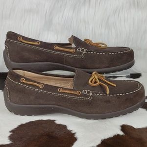 Lands' End Shoes | Lands End Slip On Driving Moccasin Sz Brown | Poshmark